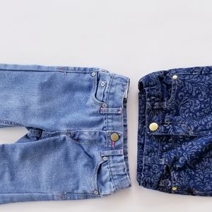 Truly Scrumptious and Cherokee Jeans Size 3T
